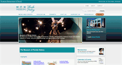 Desktop Screenshot of museumoffloridahistory.com